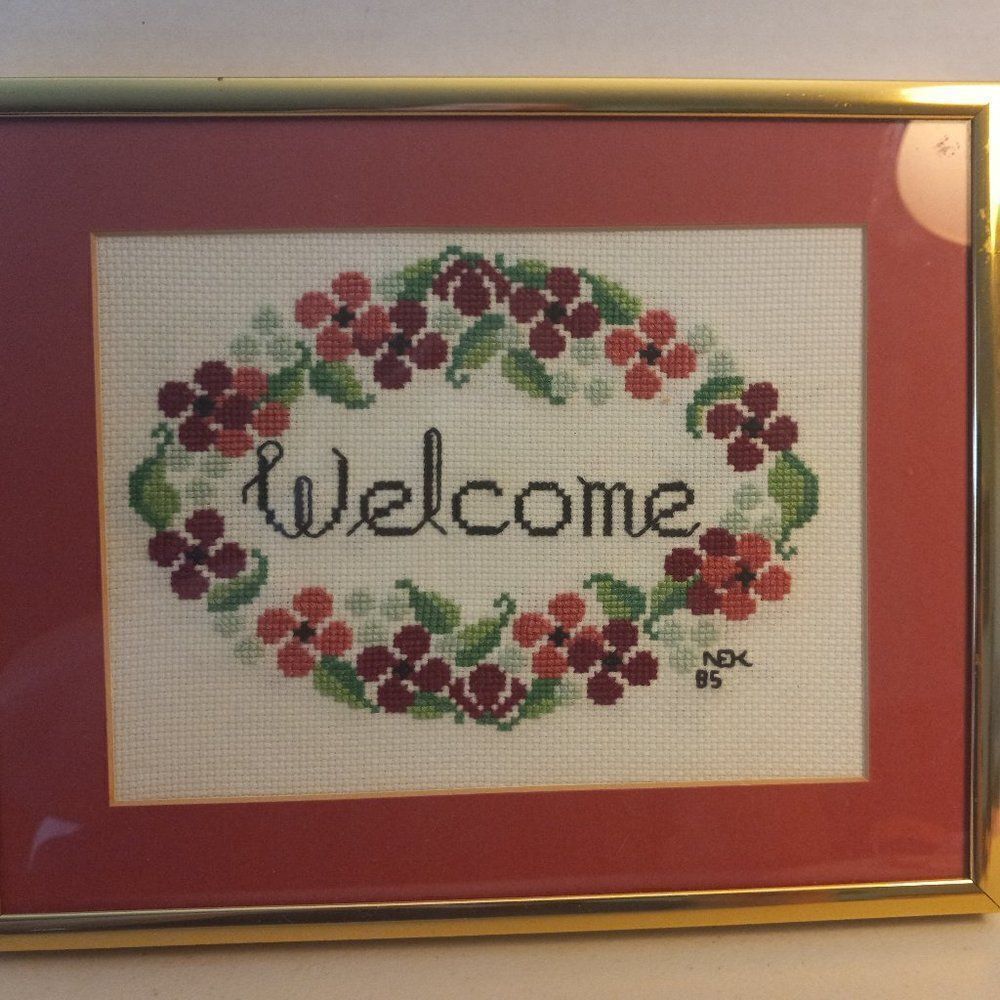 Stitched Welcome from 1985